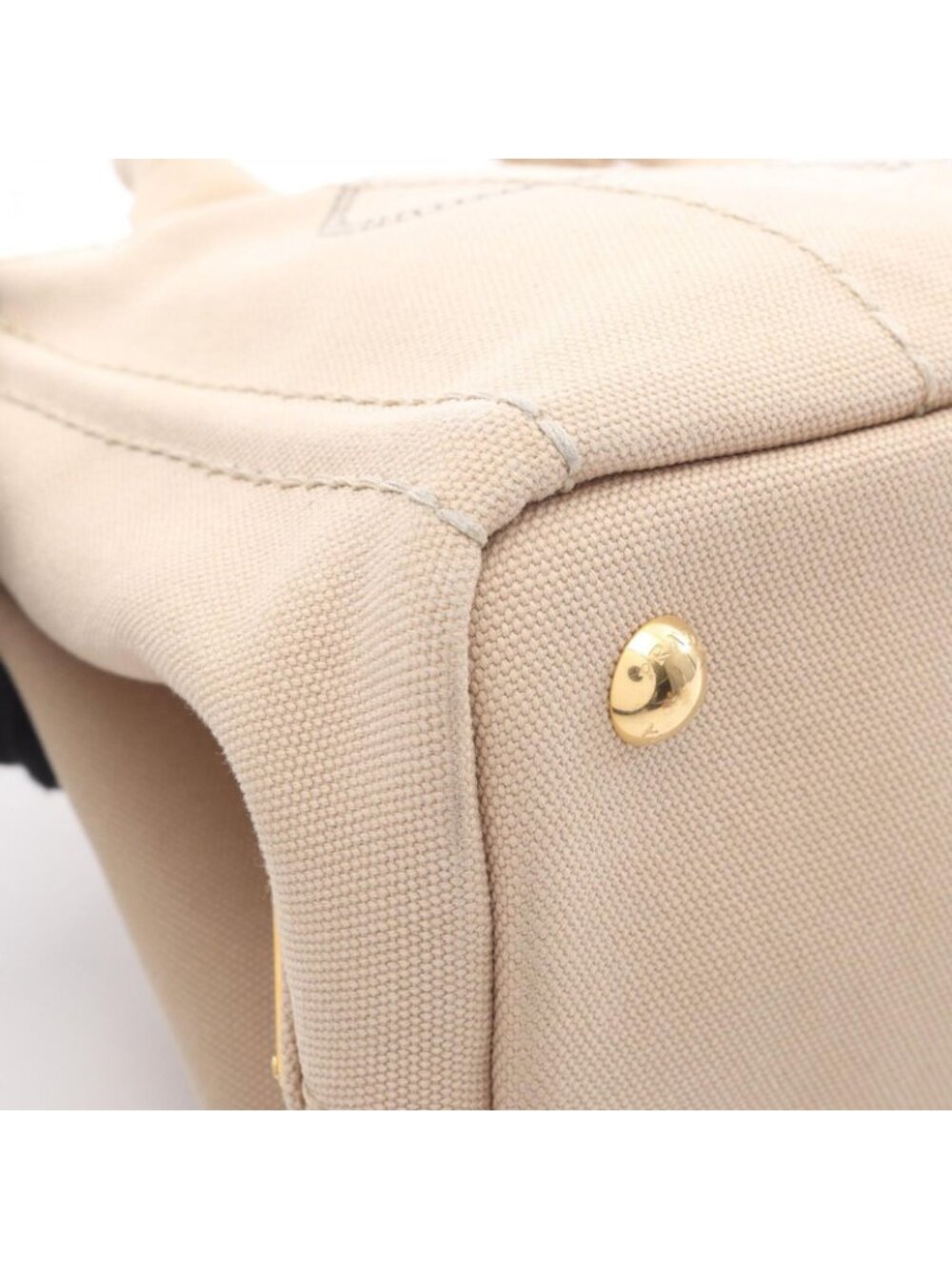 Prada Tote Canapa 2-Way Beige Canvas - Picture 7 of 10
